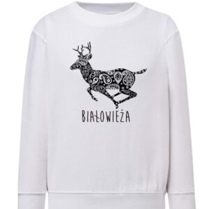 Bluza dziecięca Białowieża. Jeleń z Tradycją
