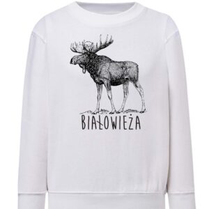 Bluza dziecięca Białowieża. Śladami łosia