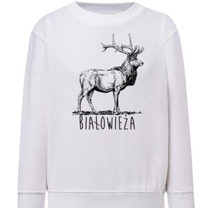 Bluza dziecięca Białowieża. Tropem Jelenia