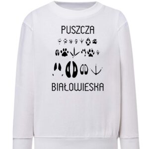 Bluza dziecięca Puszcza Białowieska - Tropem Zwierząt