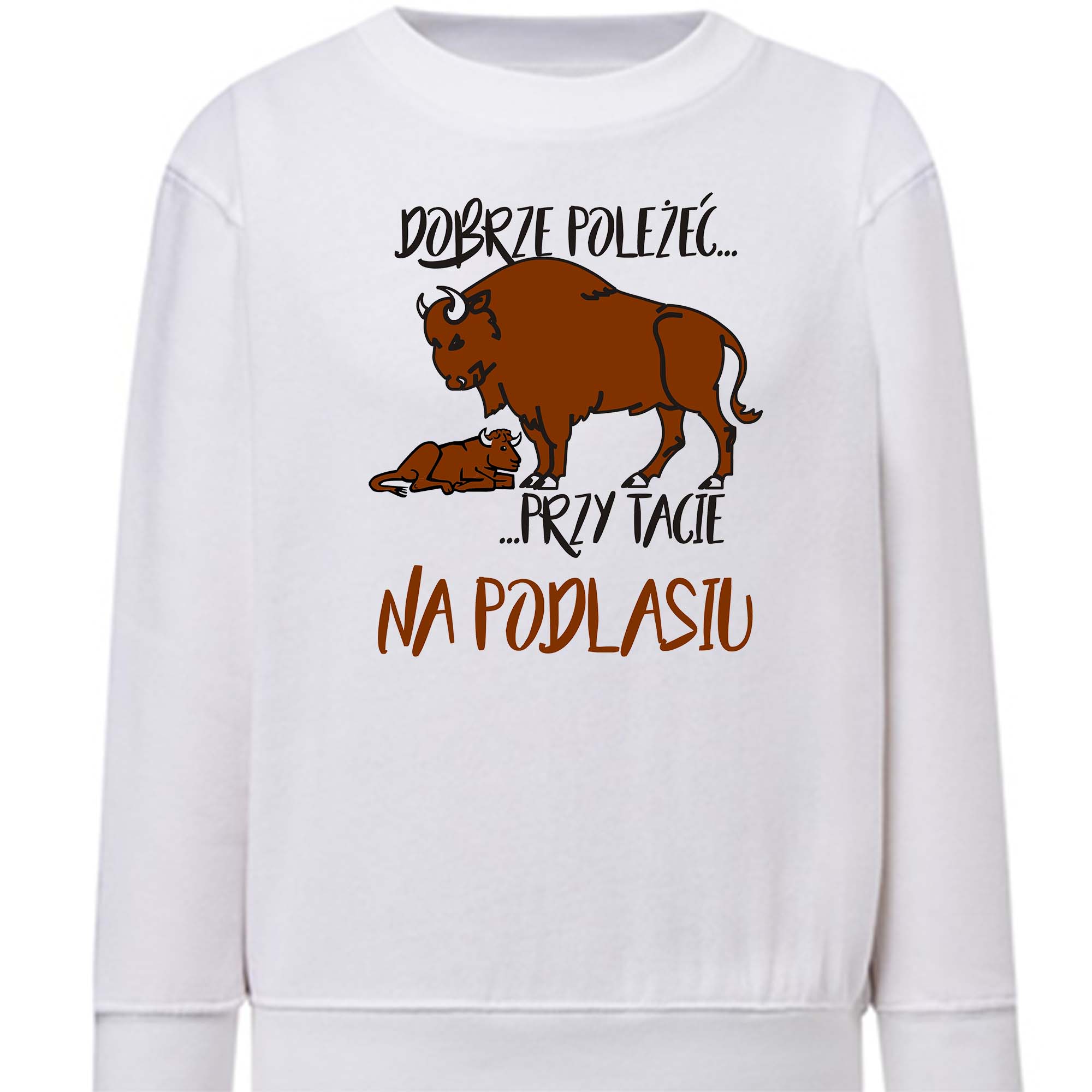 Bluza dziecięca Żubrza Rodzina - Podlaska Siła