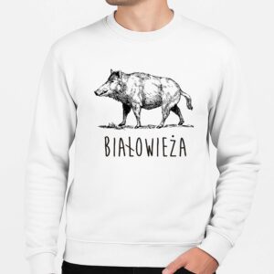 Bluza unisex Białowieża. Śladami Dzika