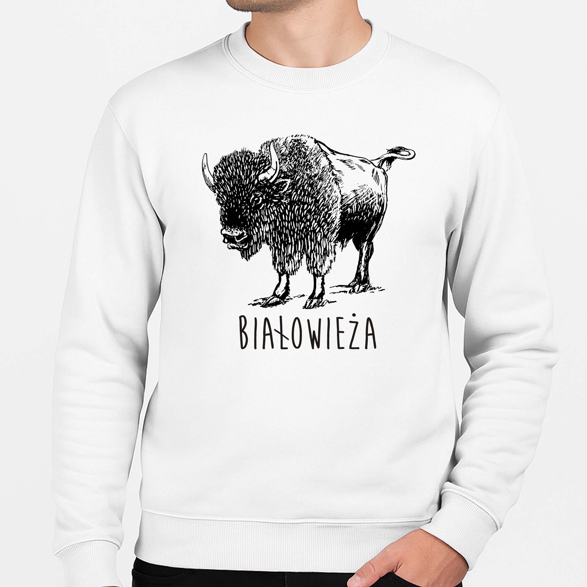 Bluza unisex Białowieża. Śladami Żubra