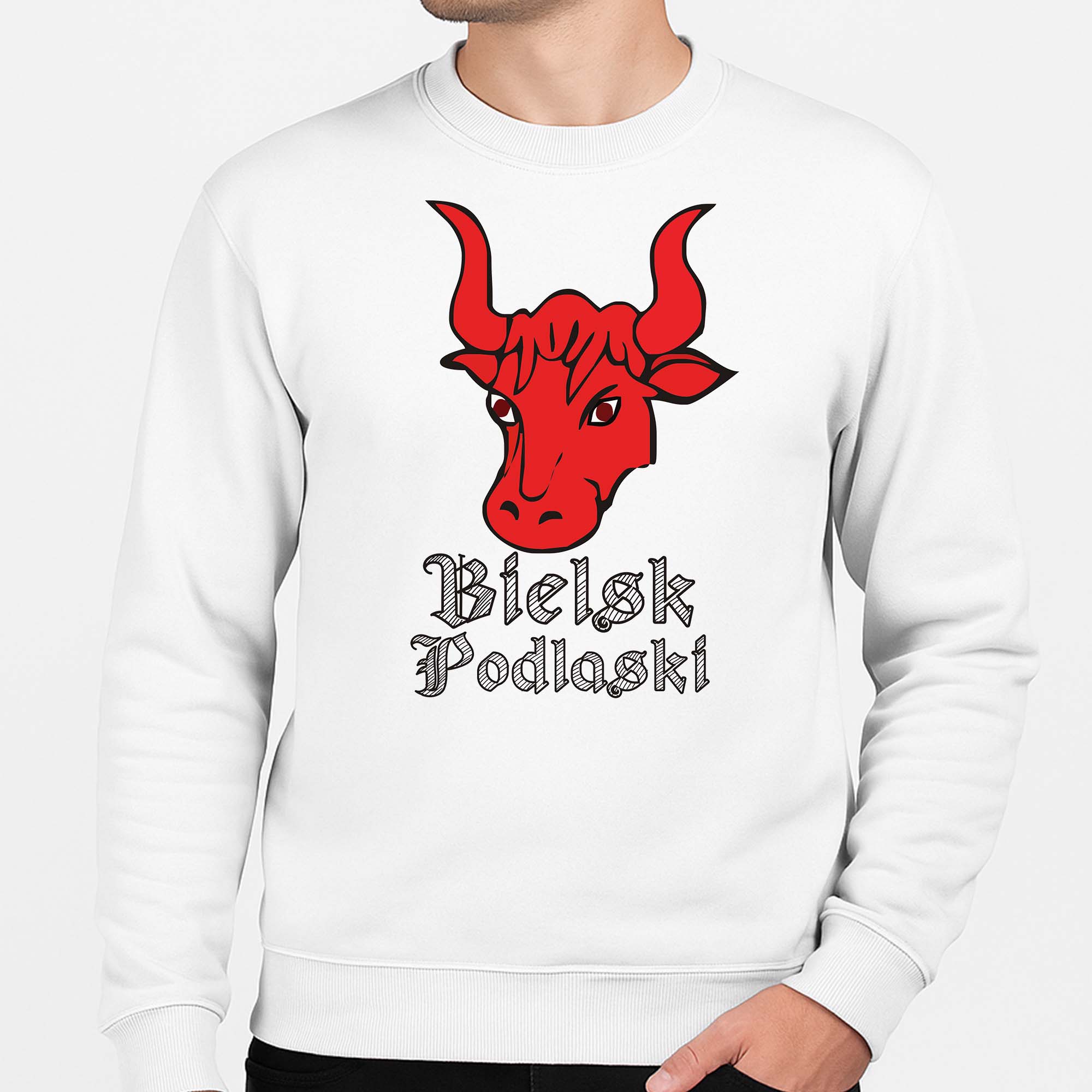 Bluza unisex Bielsk Podlaski - Serce Podlasia