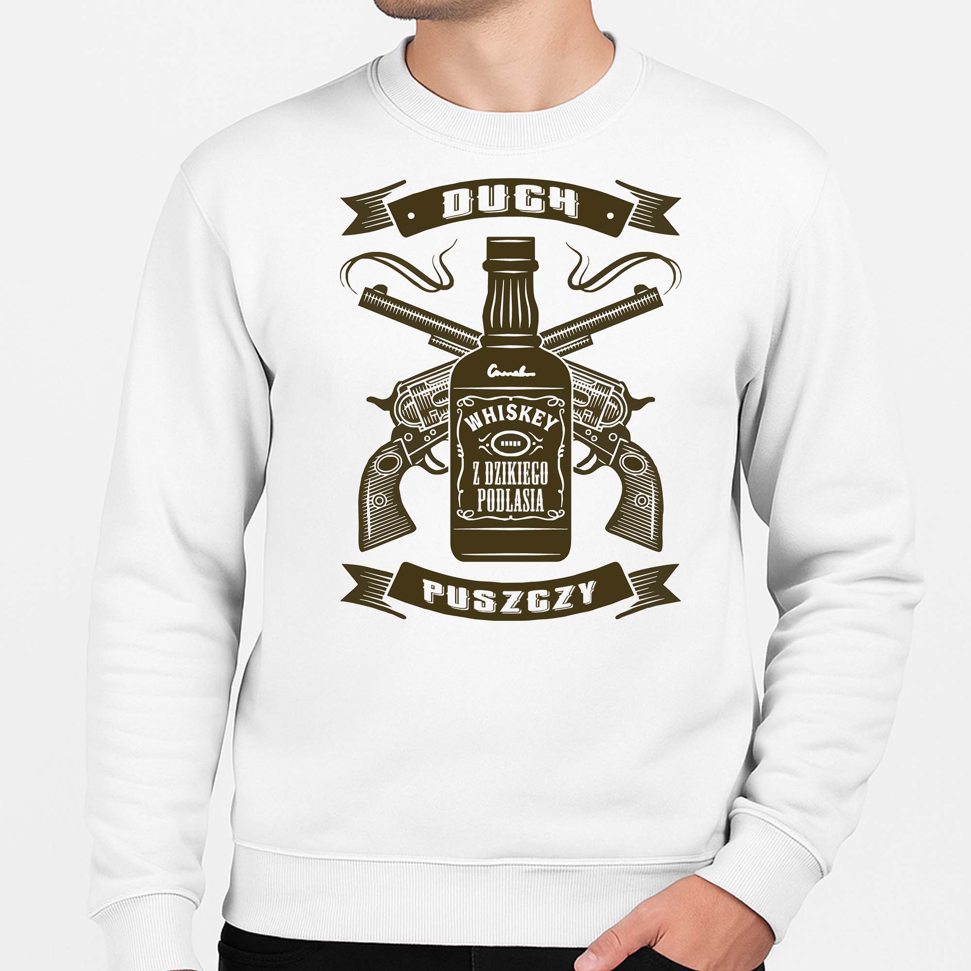 Bluza unisex Duch Puszczy - Whiskey z Dzikiego Podlasia