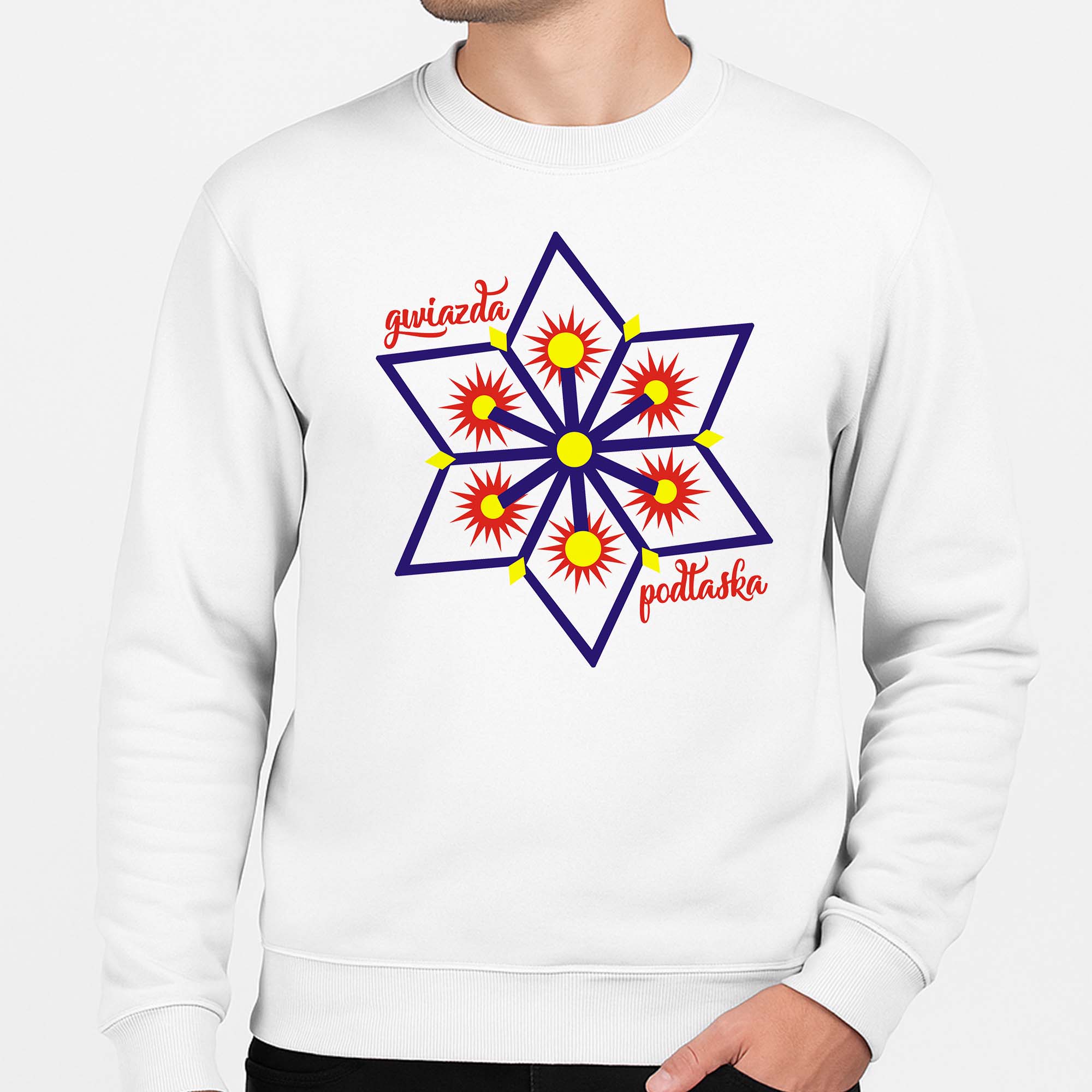 Bluza unisex Folkowa Gwiazda Podlaska