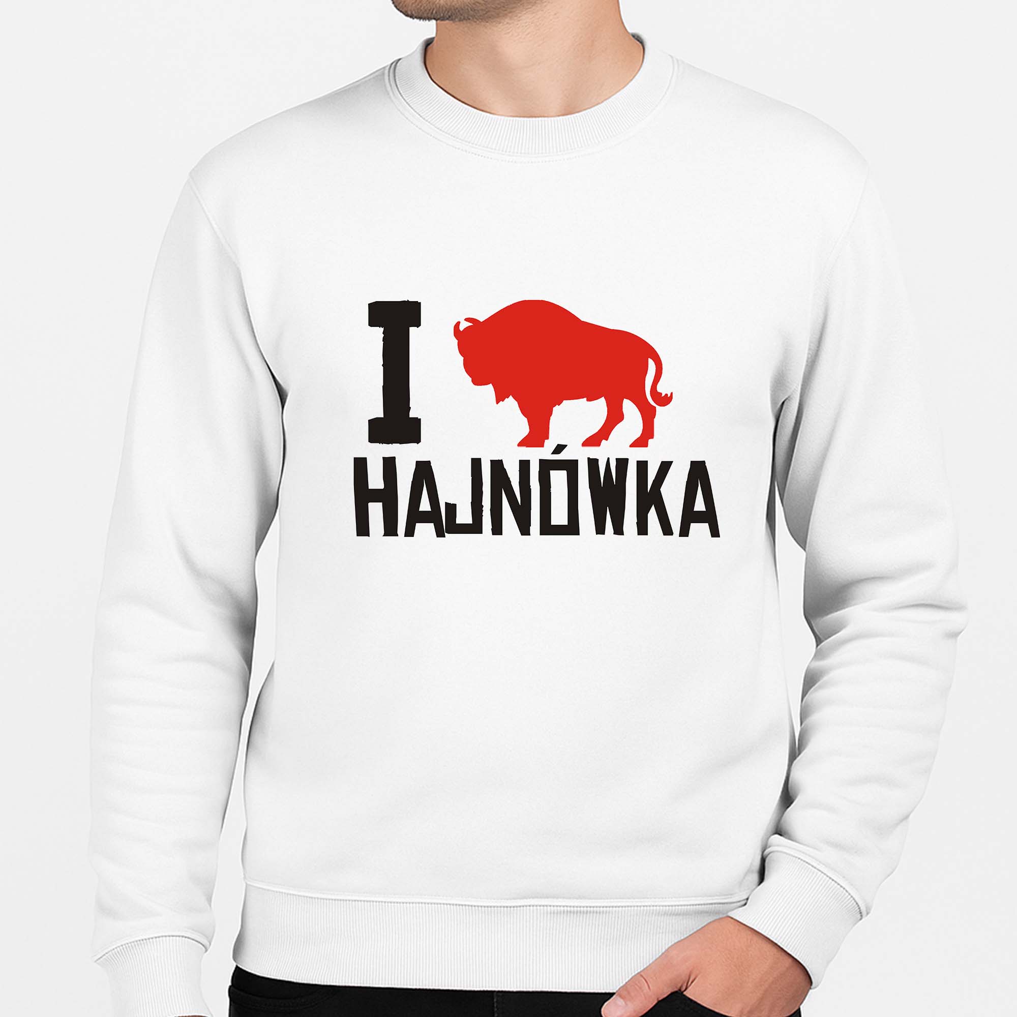 Bluza unisex Kocham Hajnówkę