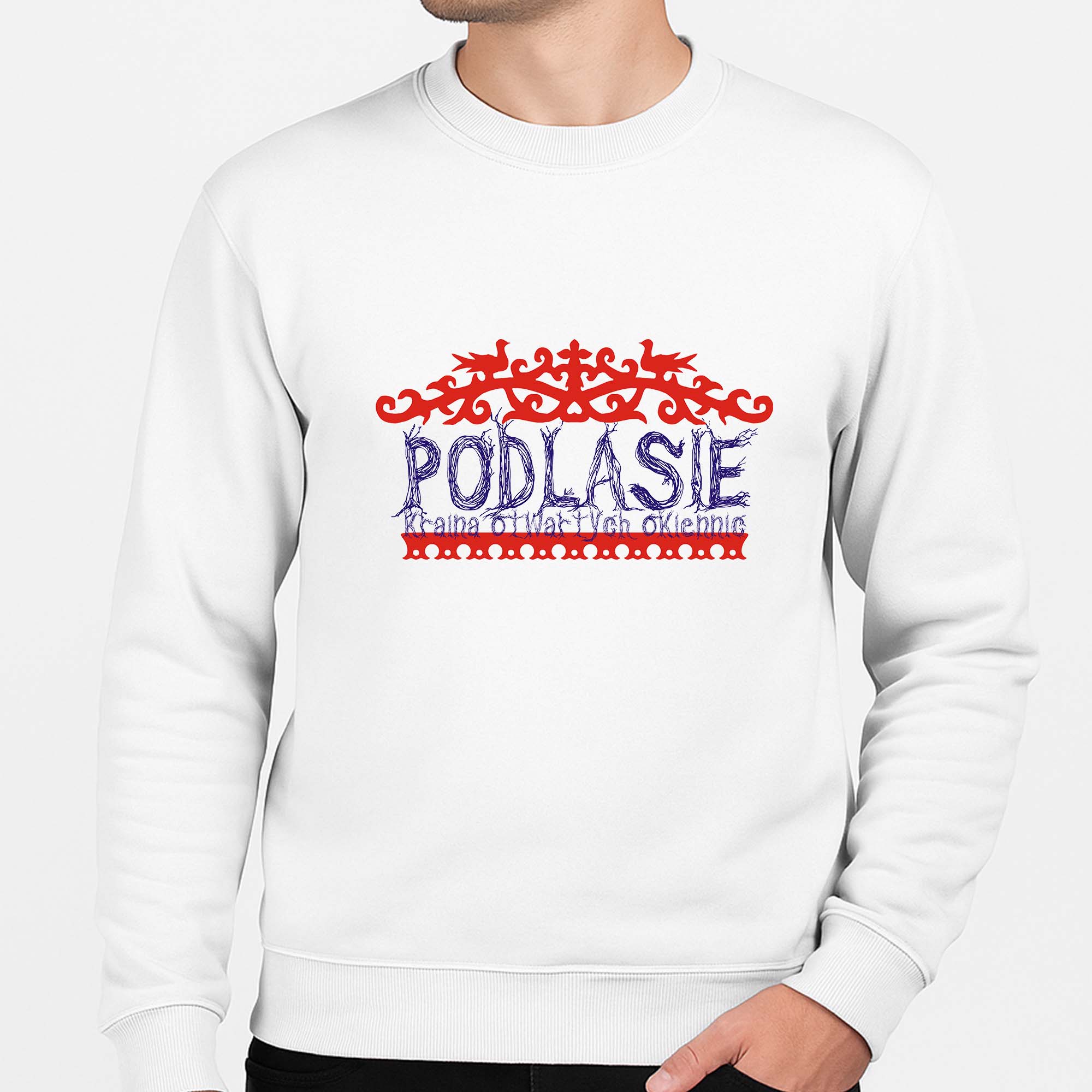 Bluza unisex Kolorowe Okiennice Podlasia