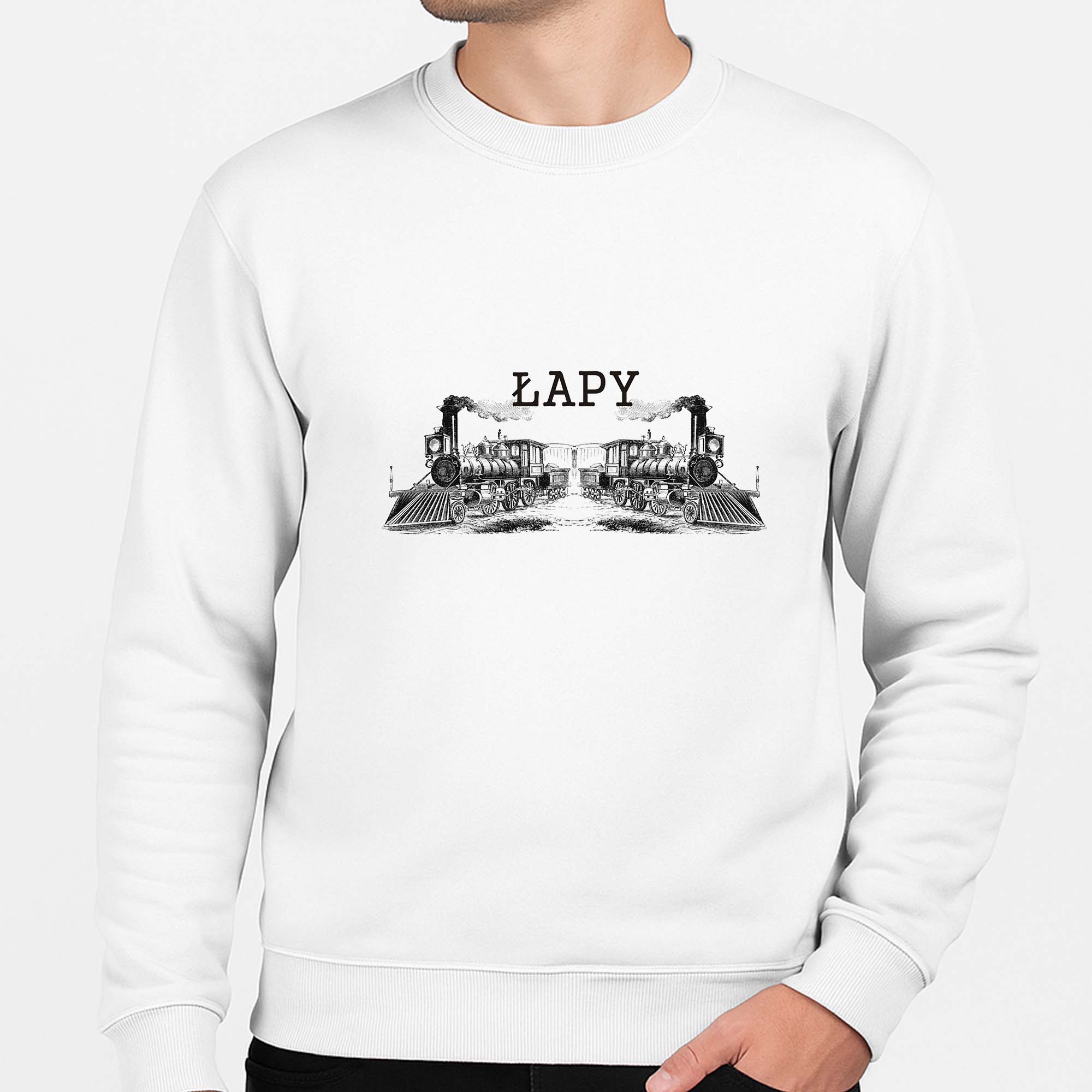 Bluza unisex Łapy - Podlaska Kolej