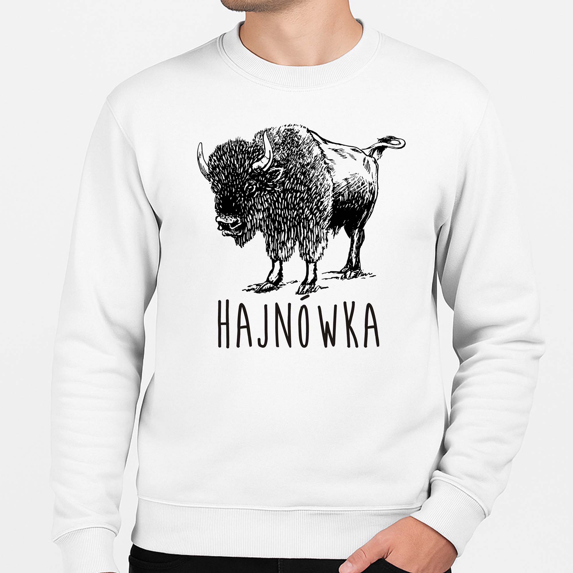 Bluza unisex Podlaski Żubr - Hajnówka