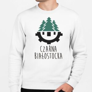 Bluza unisex Podlaskie Lasy - Czarna Białostocka