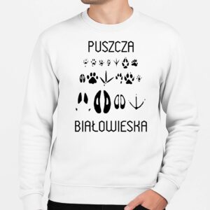 Bluza unisex Puszcza Białowieska - Tropem Zwierząt