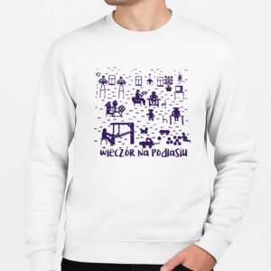 Bluza unisex Wieczór na Podlasiu