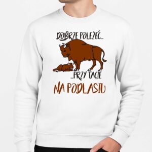 Bluza unisex Żubrza Rodzina - Podlaska Siła