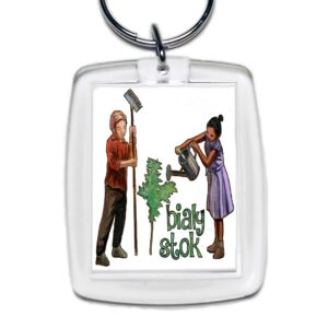 Brelok akrylowy Białystok - Zielone Miasto