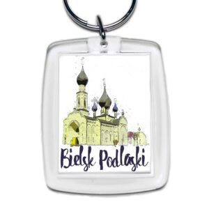 Brelok akrylowy Bielsk Podlaski - Miasto Cerkwi
