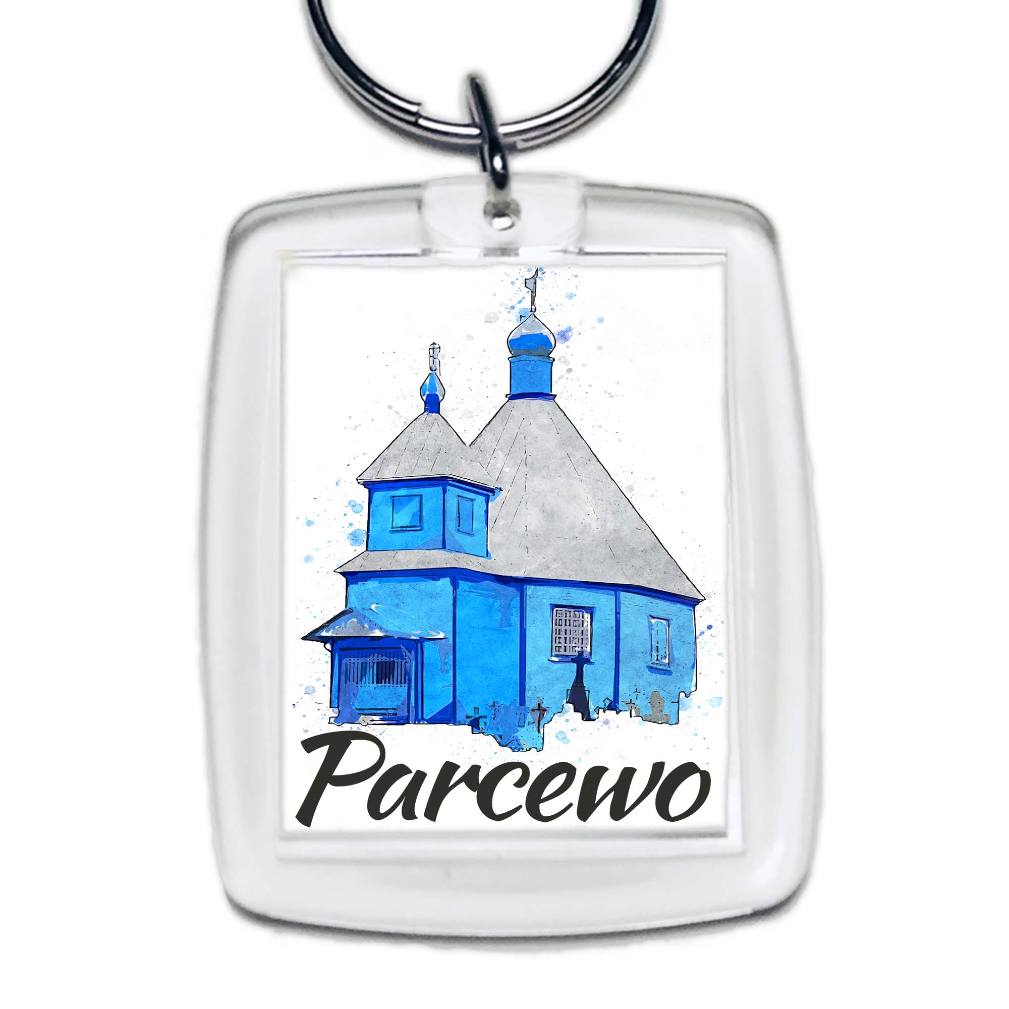 Brelok akrylowy Cerkiewne Parcewo