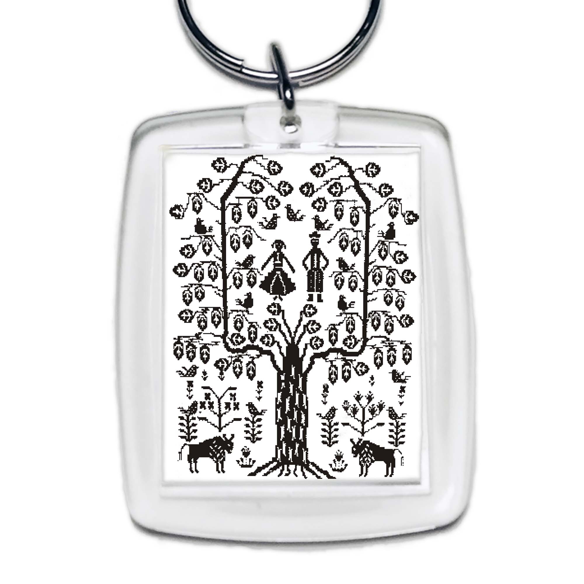 Brelok akrylowy Drzewo Ludowe Podlasia