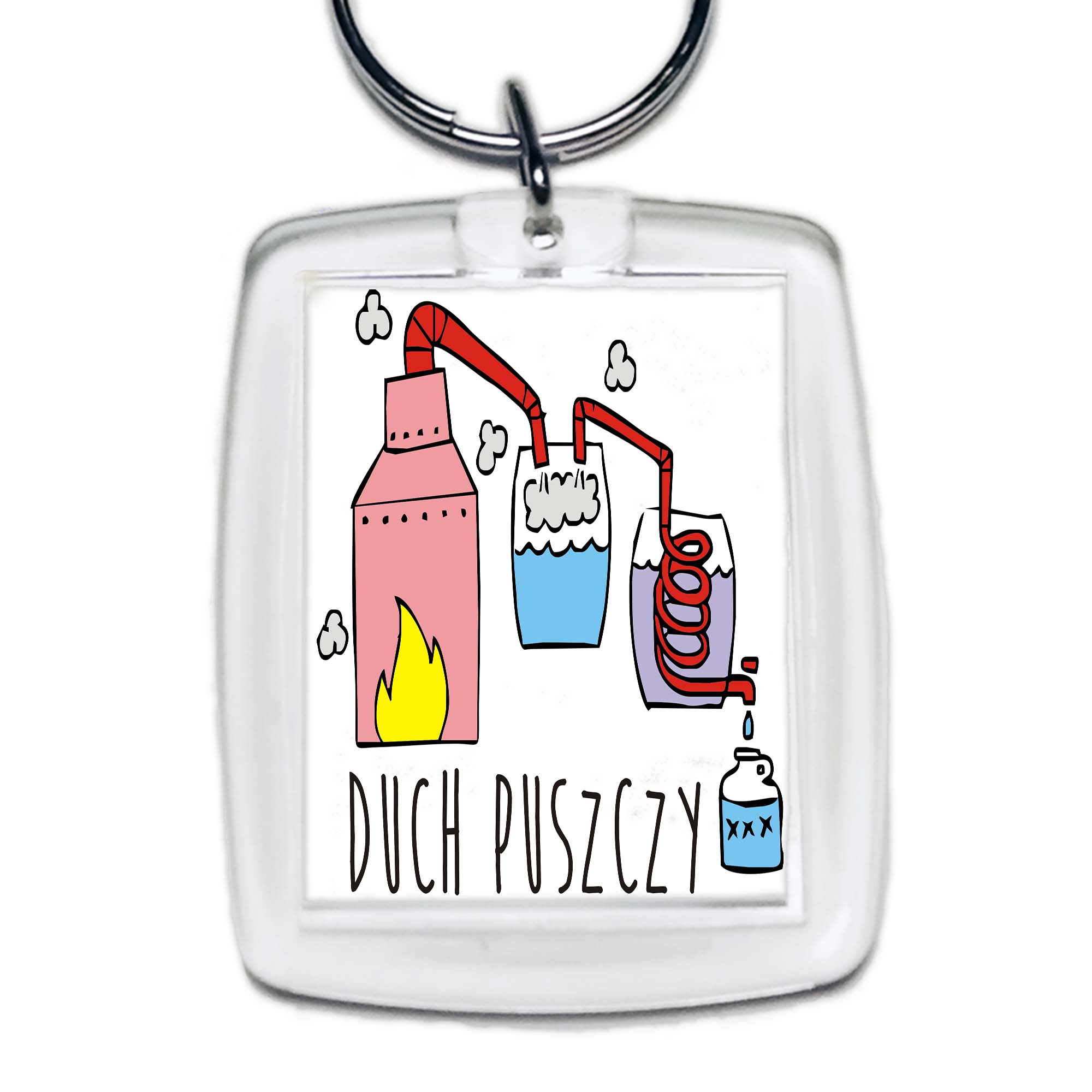 Brelok akrylowy Duch Puszczy - Podlaski Specjał