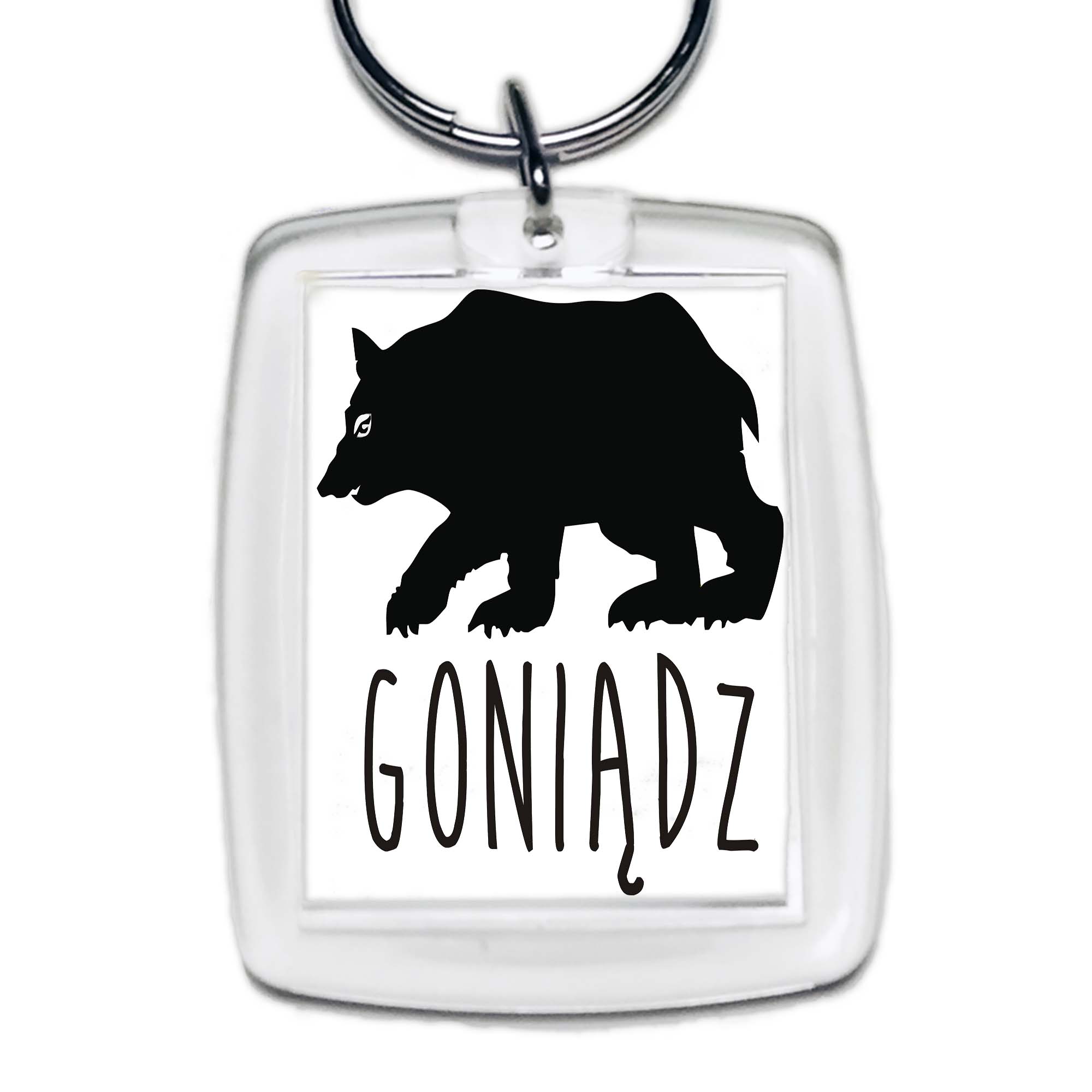 Brelok akrylowy Goniądz - Dzikie Serce Podlasia