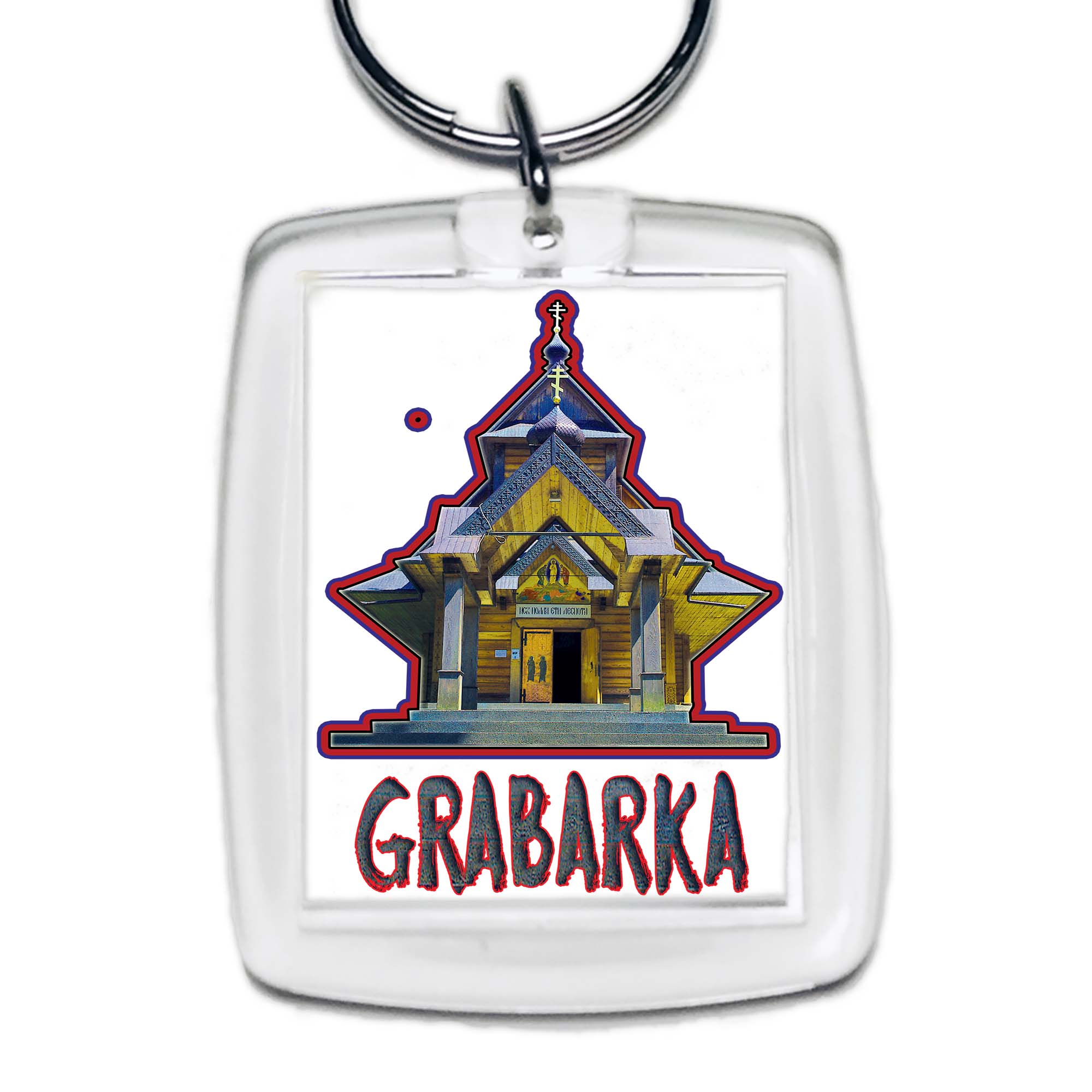Brelok akrylowy Grabarka - Święta Góra Podlasia