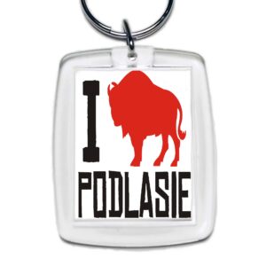 Brelok akrylowy Kocham Podlasie