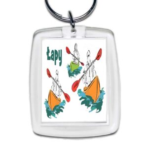 Brelok akrylowy Łapy - Kajakowa Stolica Podlasia