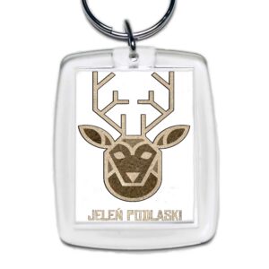 Brelok akrylowy Leśny Podlaski Jeleń