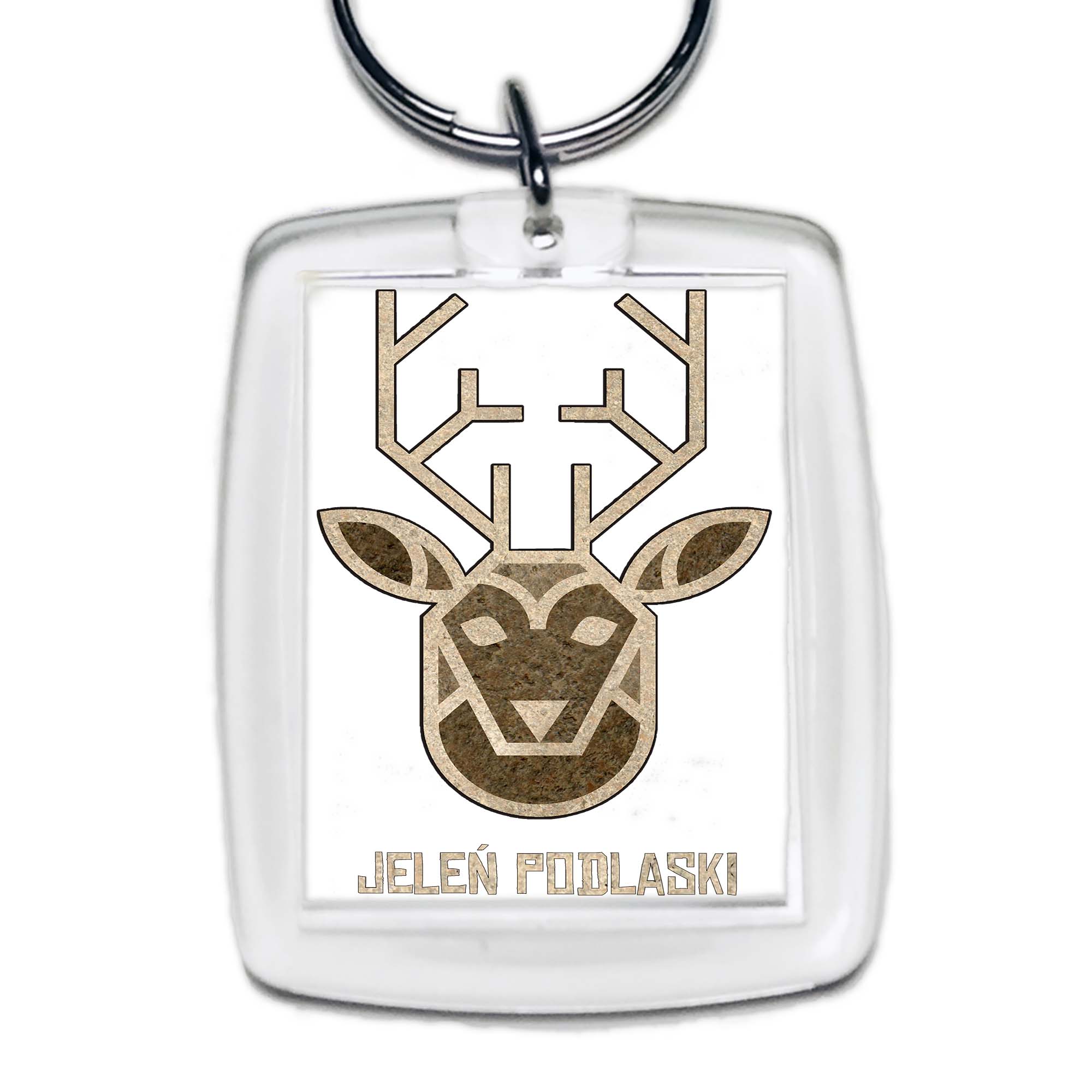 Brelok akrylowy Leśny Podlaski Jeleń