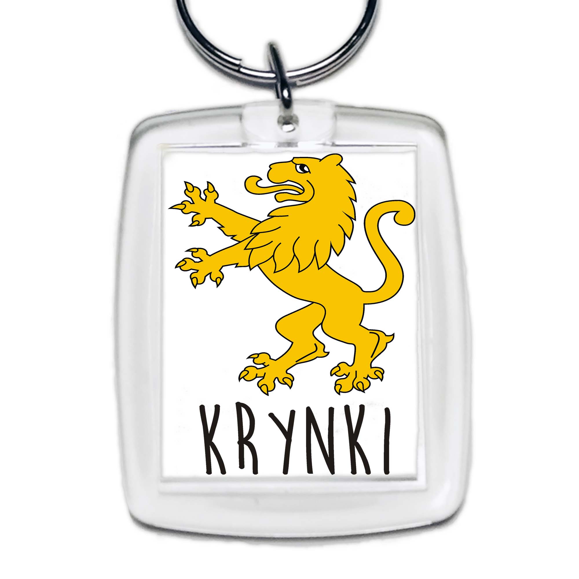 Brelok akrylowy Lew Podlasia - Krynki