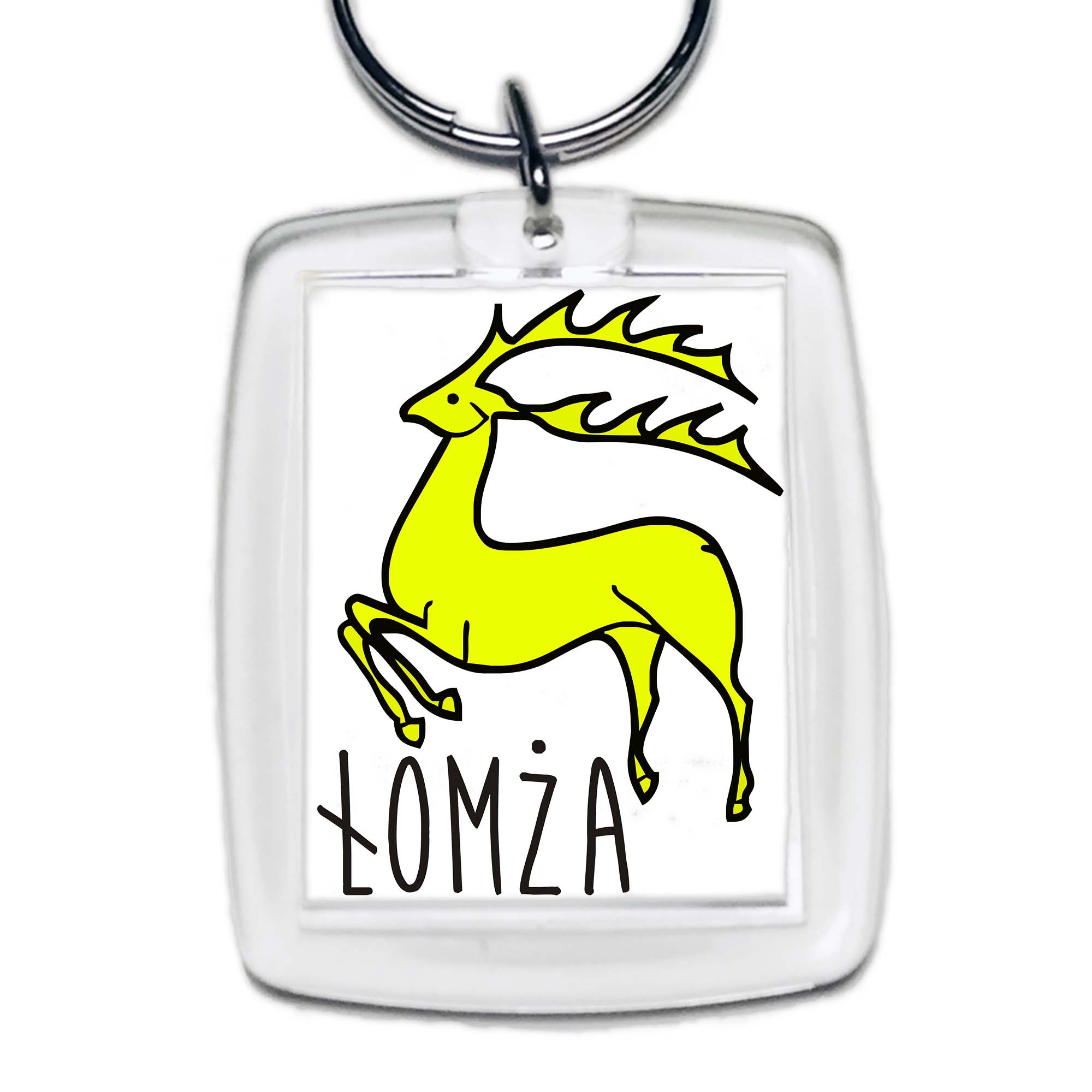 Brelok akrylowy Łomża - Duma Podlasia