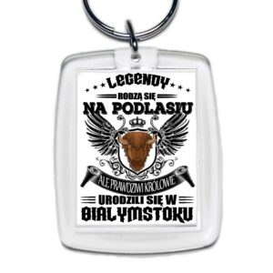Brelok akrylowy Podlaska Legenda Królewski Białystok