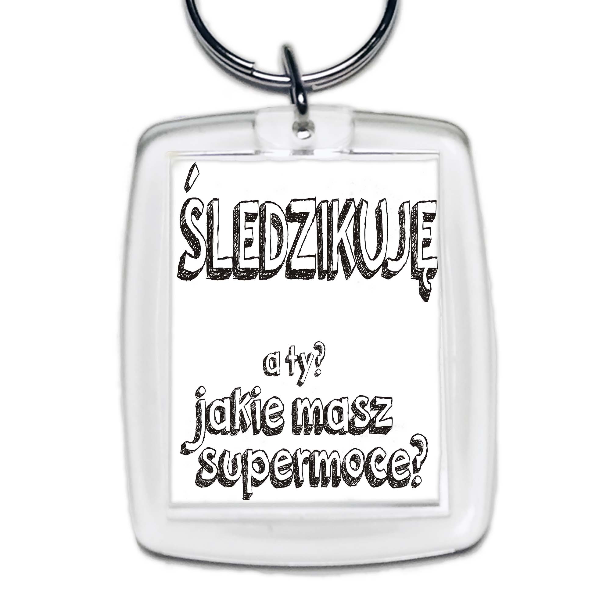 Brelok akrylowy Podlaska Supermoc - Śledzikuję