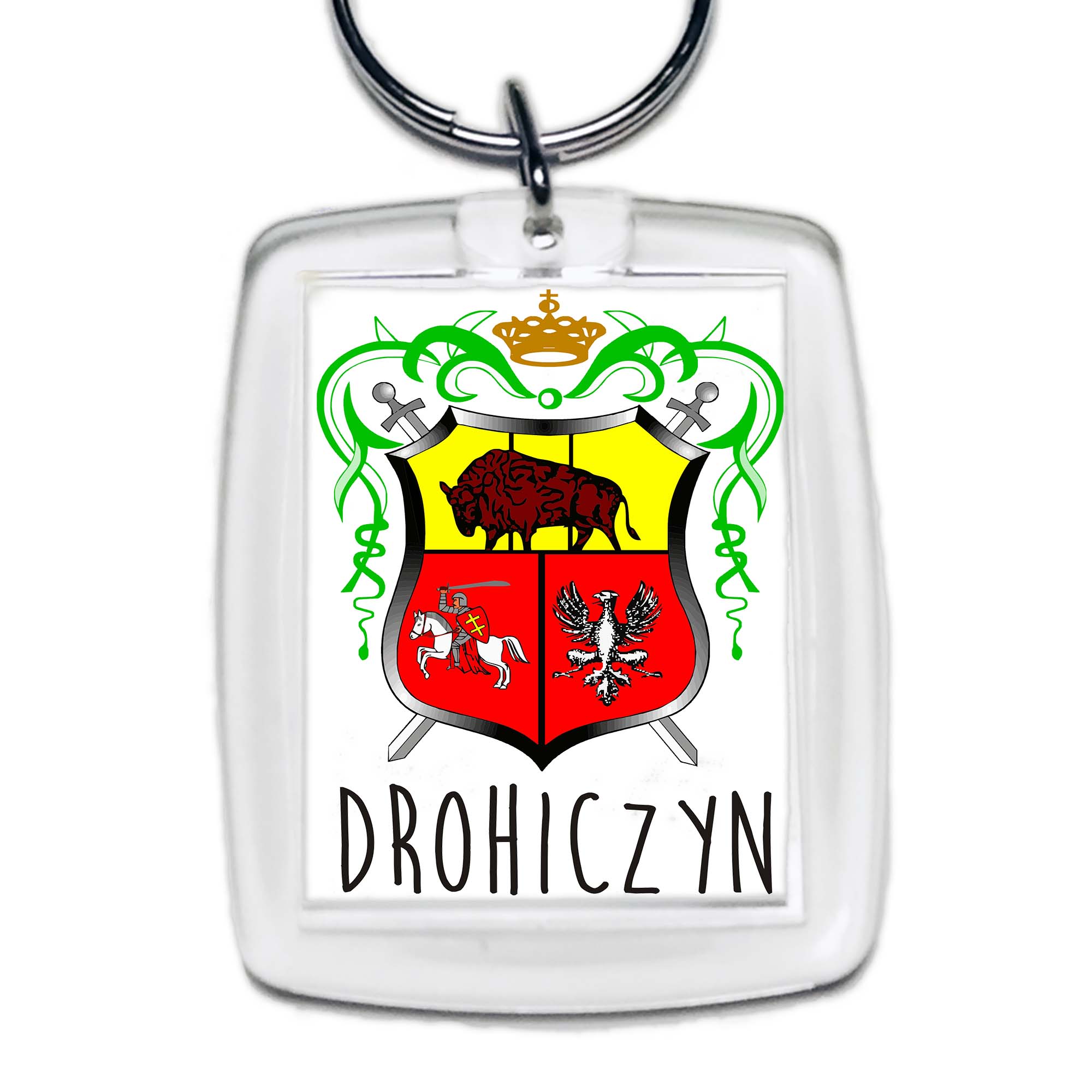 Brelok akrylowy Podlaska Twierdza - Drohiczyn