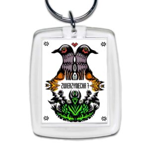 Brelok akrylowy Podlaska Wycinanka - Zwierzyniecka 7