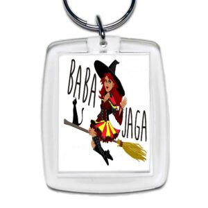 Brelok akrylowy Podlaska magia - Baba Jaga