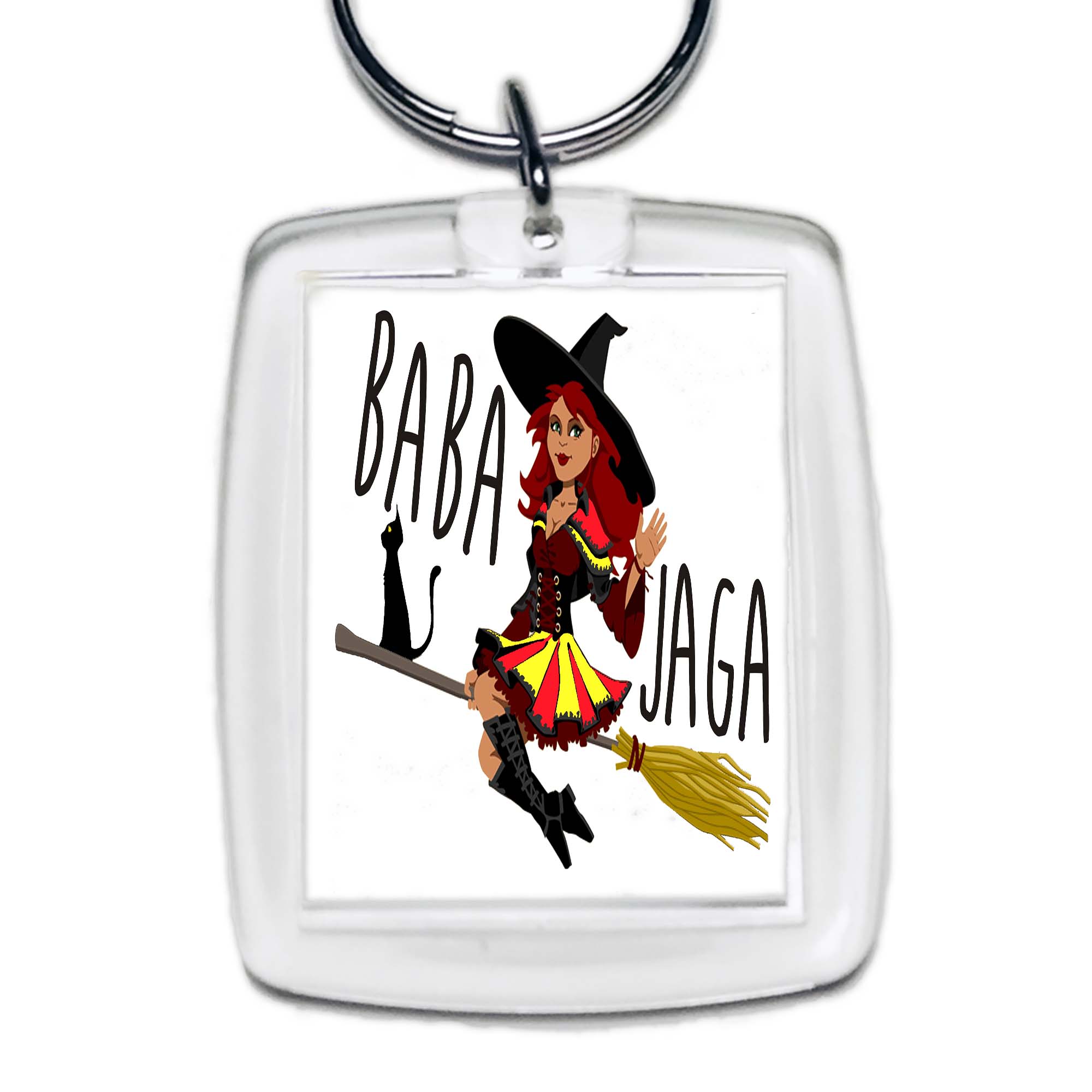 Brelok akrylowy Podlaska magia - Baba Jaga