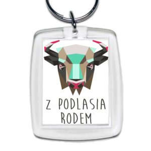 Brelok akrylowy Podlaski Ród - Siła Żubra