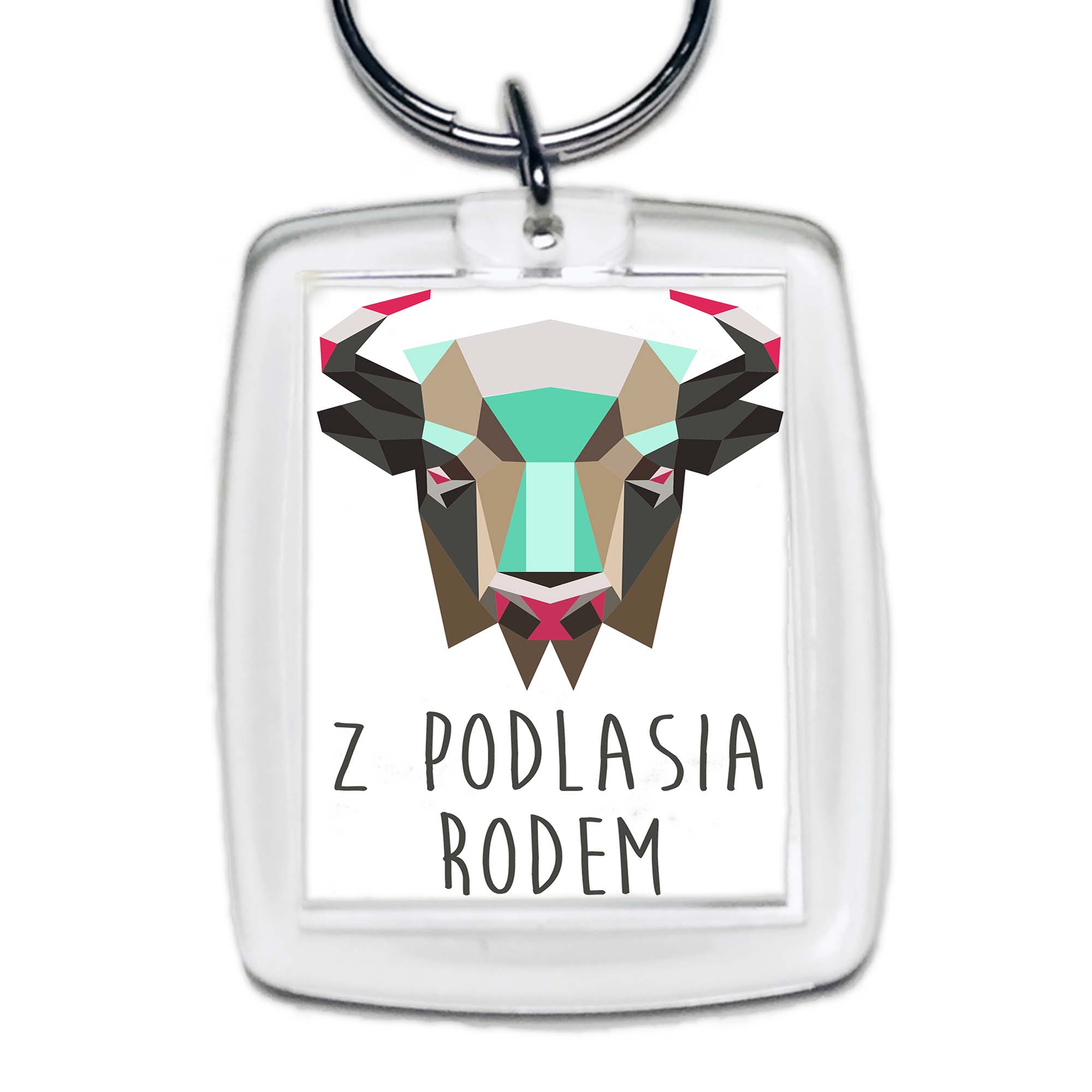 Brelok akrylowy Podlaski Ród - Siła Żubra