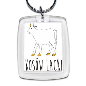Brelok akrylowy Podlaski Wół z Kosowa Lackiego
