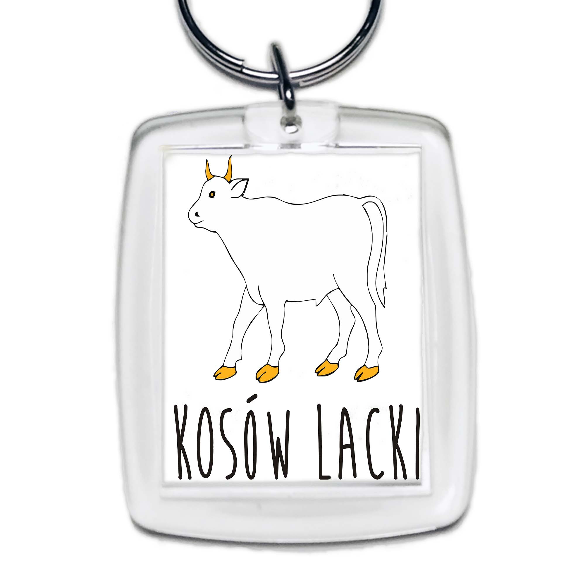 Brelok akrylowy Podlaski Wół z Kosowa Lackiego