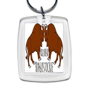 Brelok akrylowy Podlaskie Koziołki - Made in Białystok