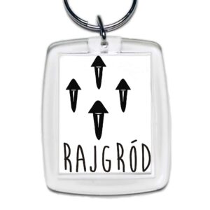 Brelok akrylowy Rajgród - Serce Zielonego Podlasia