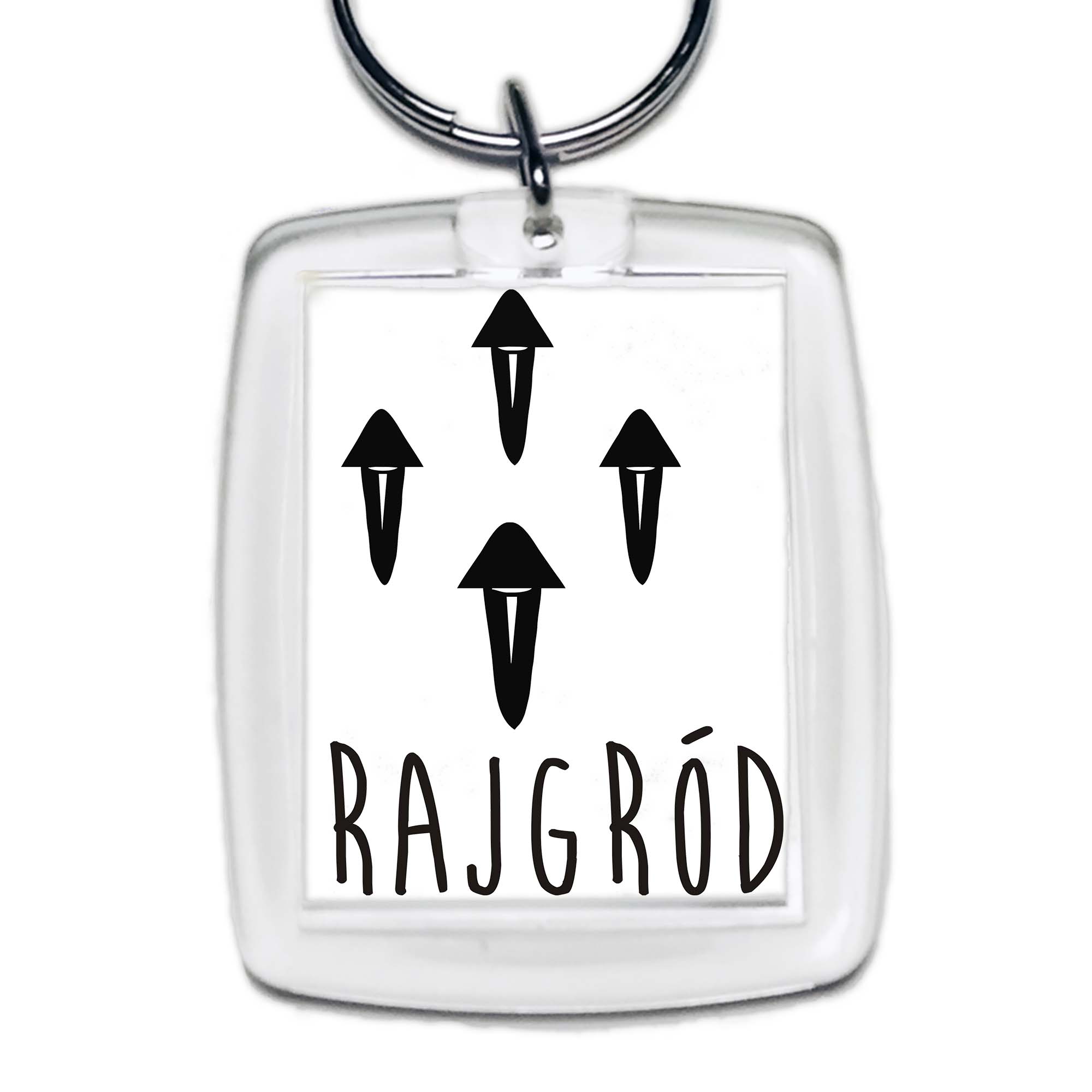 Brelok akrylowy Rajgród - Serce Zielonego Podlasia