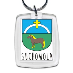 Brelok akrylowy Środek Europy To Suchowola!