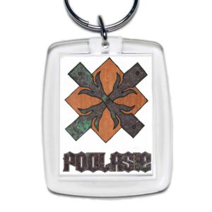 Brelok akrylowy Stal i Drewno - Podlaskie DNA