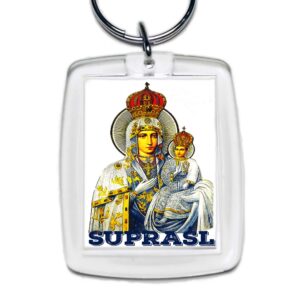 Brelok akrylowy Suprasl - Duchowe Serce Podlasia