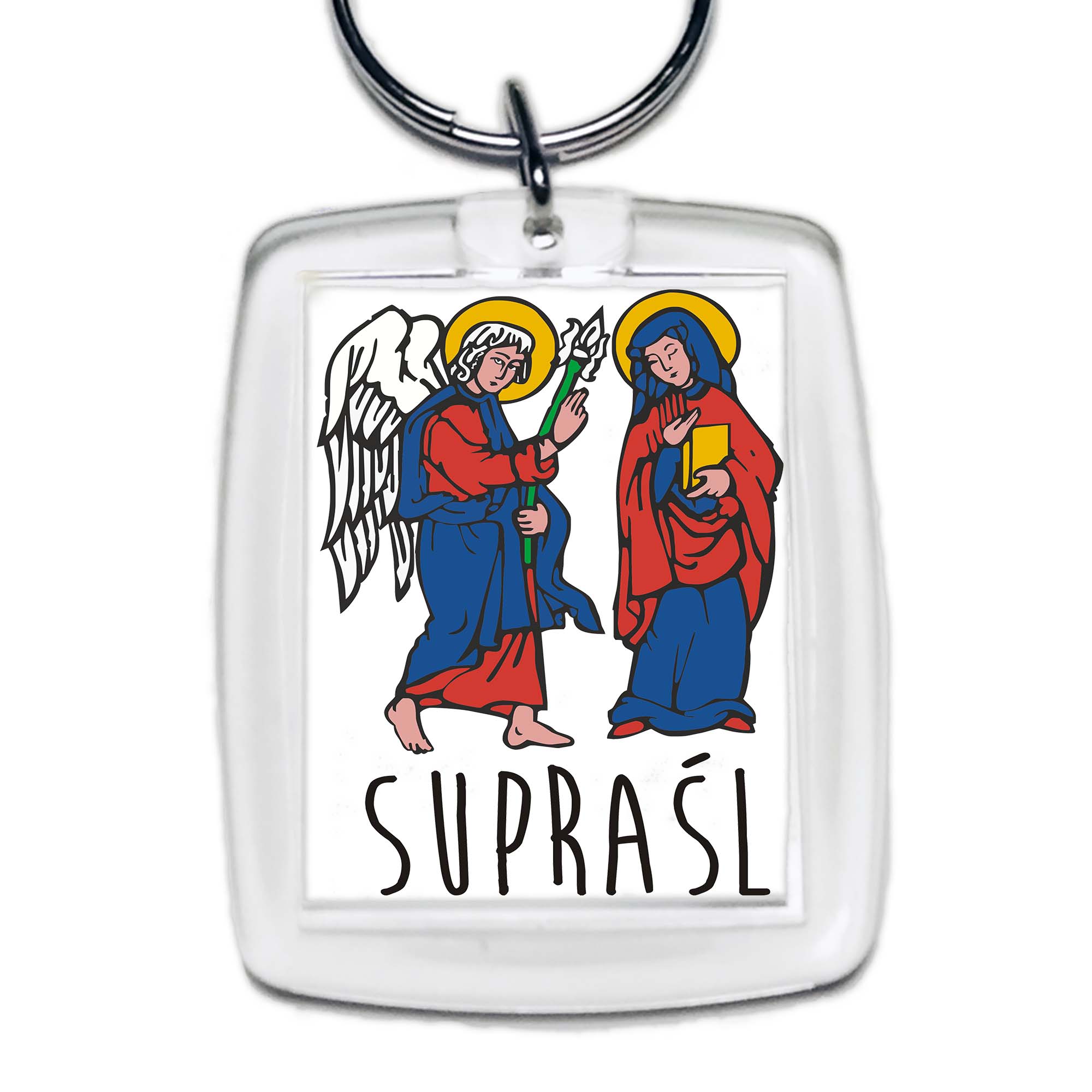 Brelok akrylowy Światło Podlasia - Supraśl