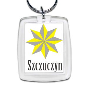 Brelok akrylowy Szczuczyn - Gwiazda Podlasia