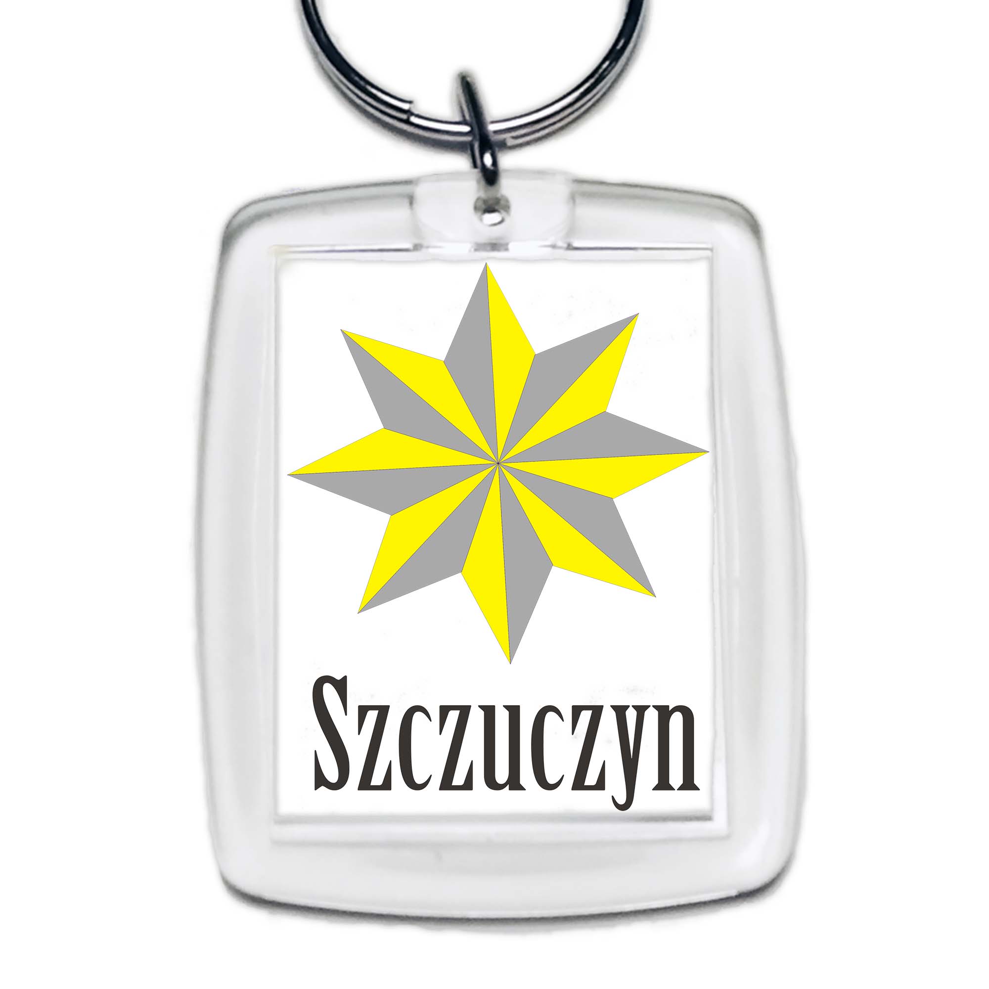 Brelok akrylowy Szczuczyn - Gwiazda Podlasia